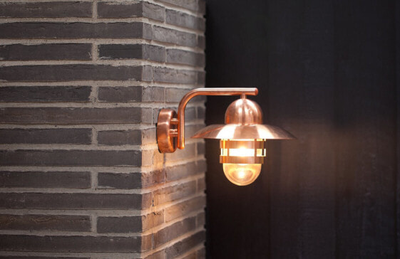 Nordlux Nibe - Outdoor wall lighting - Copper - Copper - IP54 - Facade - Surfaced