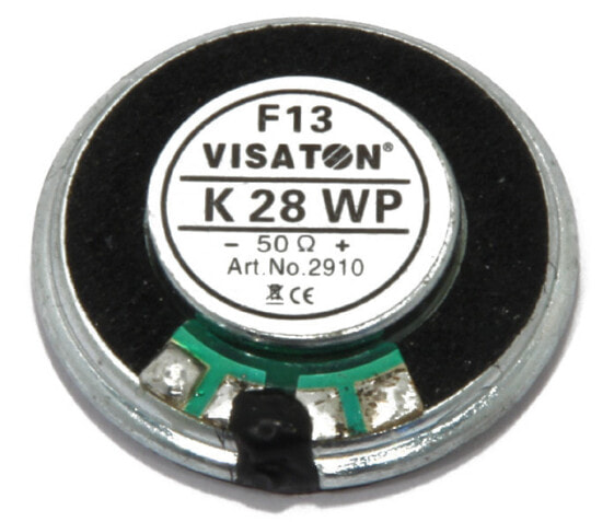 VISATON K 28 WP - Breitbandlautsprecher-Treiber - 1 W - Rund - 2 W - 50 Ohm - 300 - 20000 Hz
