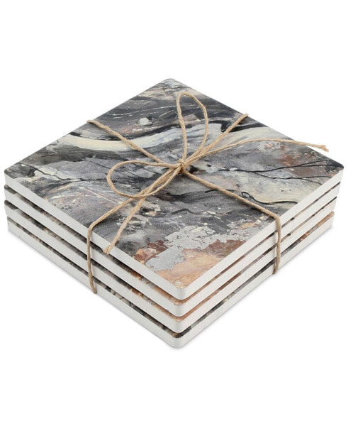 Minerals 4-Pc. Occasions Coaster Set