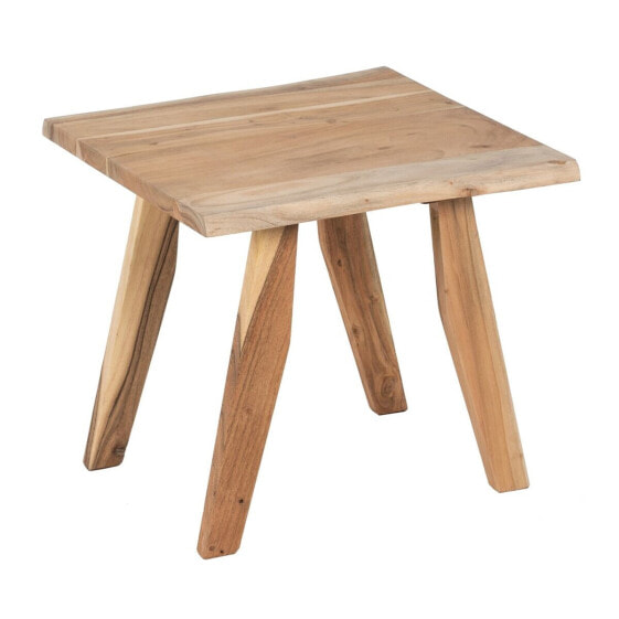 Вспомогательный столик Натуральный Железо древесина акации 50 x 50 x 46 cm