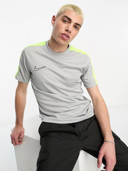 Nike Football Academy 23 t-shirt in grey