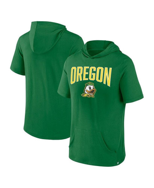 Men's Green Oregon Ducks Outline Lower Arch Hoodie T-shirt