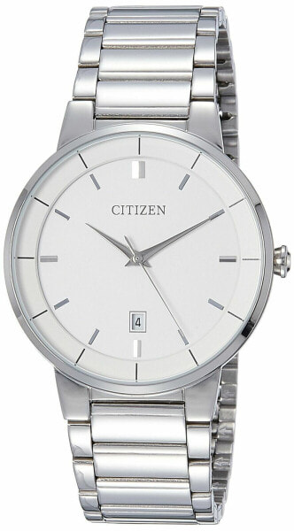 Citizen Men's Quartz White Dial Stainless Steel Watch - BI5010-59A NEW