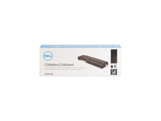 Dell Black Toner Cartridge (OEM# 593-BBBM) (1 200 Yield) HD47M