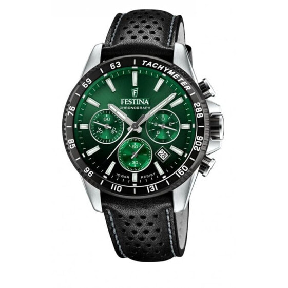 Часы наручные Festina F20561/5 Черно-зеленые