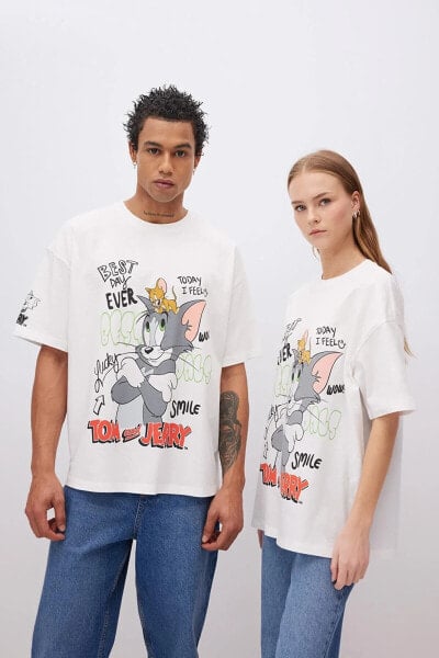 Футболка Defacto Unisex Tom Jerry Oversize Fit