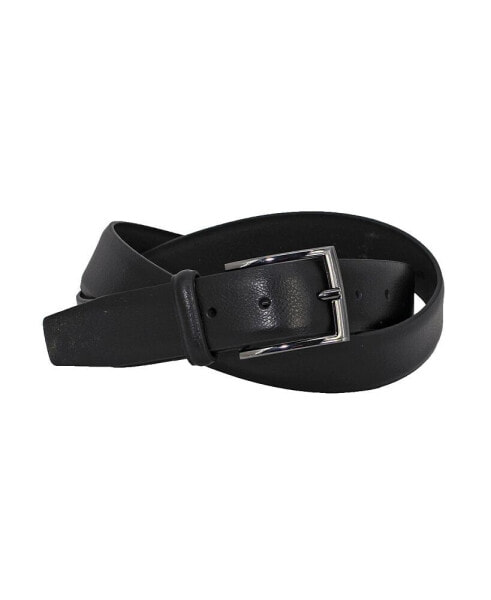 Men's Split Leather Non-Reversible Dress Casual Belt