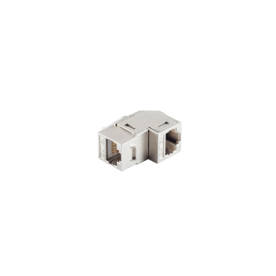 ShiverPeaks BS08-10004 - Angled - Silver - RJ-45 - RJ-45 - Male - Male