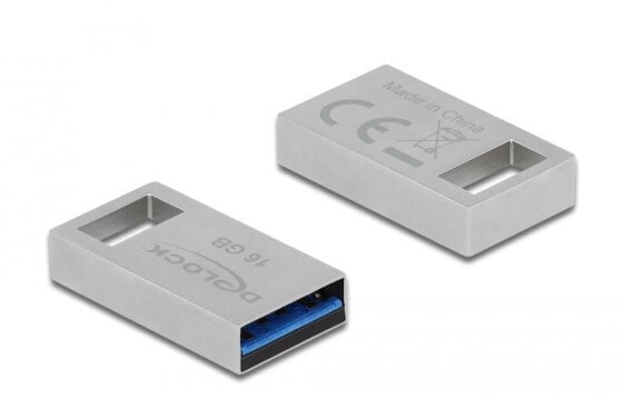Delock 54069 - 16 ГБ - USB Type-A - 3.2 Gen 1 (3.1 Gen 1) - 113 МБ/с - Без колпачка - Серебристый