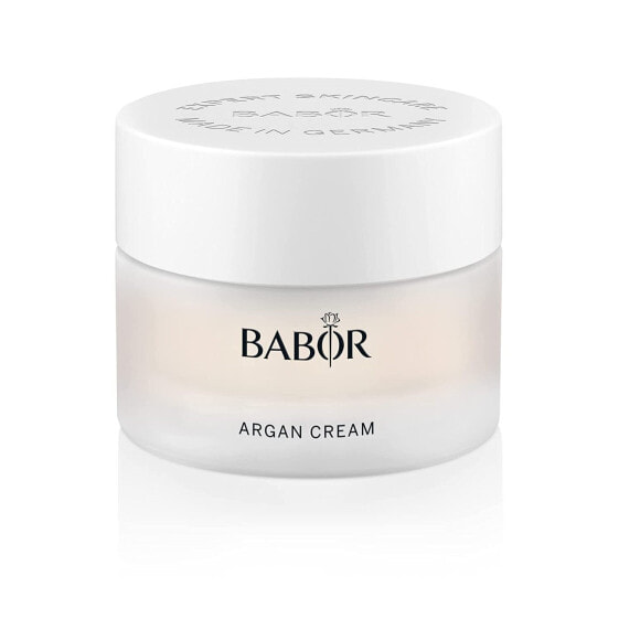 BABOR Classics Argan Cream, Rich Face Cream for Dry Skin, with Argan Oil and Vitamin E, Vegan Formula, No Alcohol, 50 ml