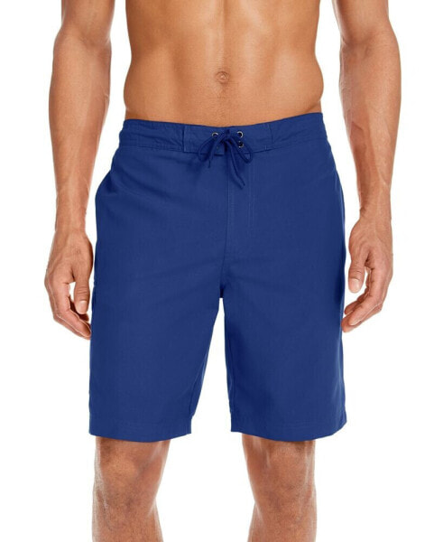 Плавки мужские Club Room Solid Quick-Dry 9" E-Board Shorts, созданные для Macy's