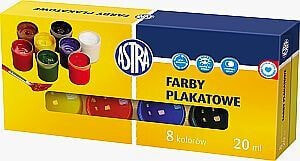 Bertus Farby plak. 8kol. 20ML ASTRA