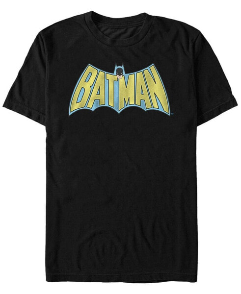 DC Men's Batman Retro Cape Logo Short Sleeve T-Shirt