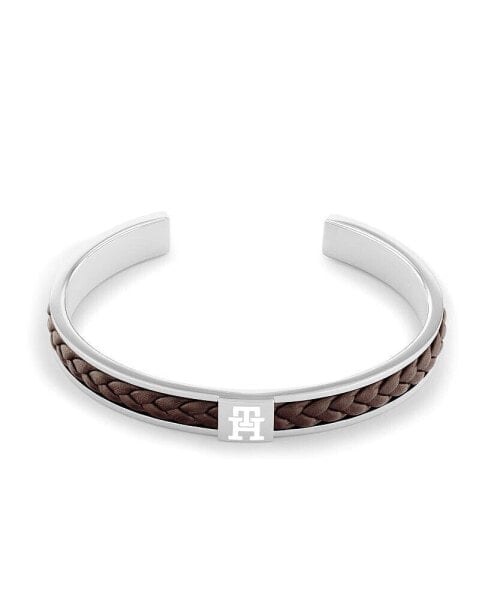 Браслет Tommy Hilfiger Braided Brown Leather&Steel