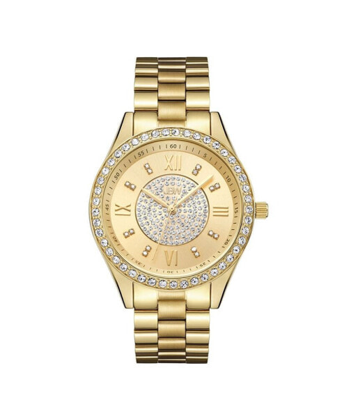 Women's Mondrian Diamond (1/6 ct.t.w.) 18k Gold Plated Stainless Steel Watch 37mm