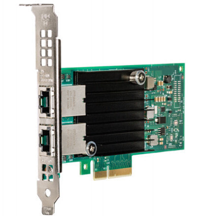 Intel X550T2 - Internal - Wired - PCI Express - Ethernet - 10000 Mbit/s - Green - Silver