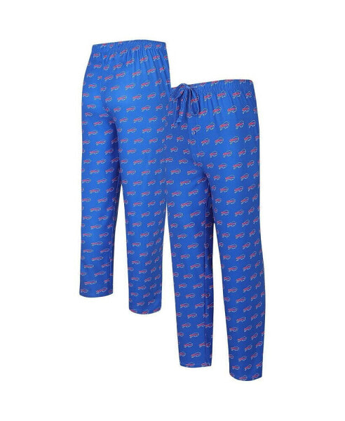 Men's Royal Buffalo Bills Gauge Allover Print Knit Sleep Pants