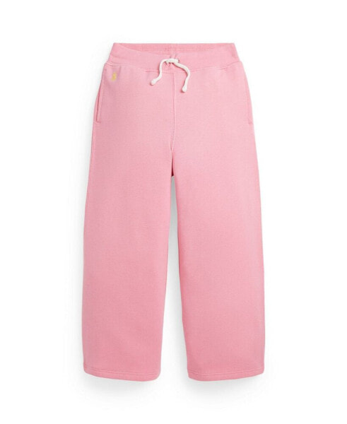 Toddler and Little Girls Terry Wide-Leg Sweatpants