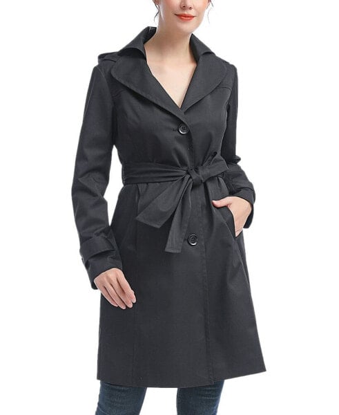 Women's Adel Water-Resistant Hooded Trench Coat