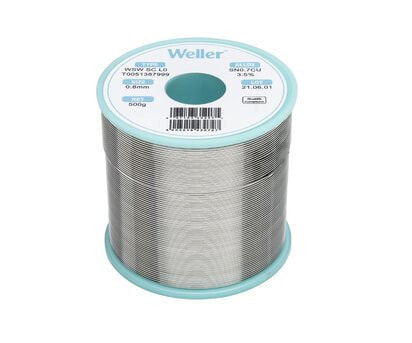 Weller Tools Weller WSW SC L0 0,8mm - 500g - SN0,7CU3,5% - Solder wire - Weller - 164110 mm - 500 g