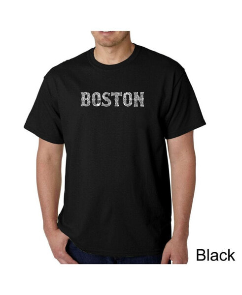 Men's Word Art T-Shirt - Boston Neighborhoods