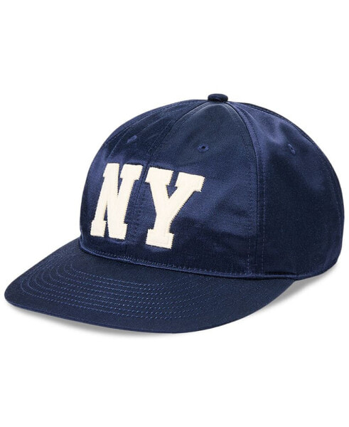 Men's NY Patch Satin Ball Cap