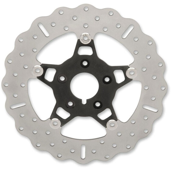 EBC FSD Series Contour Wave FSD011CBLK floating brake disc