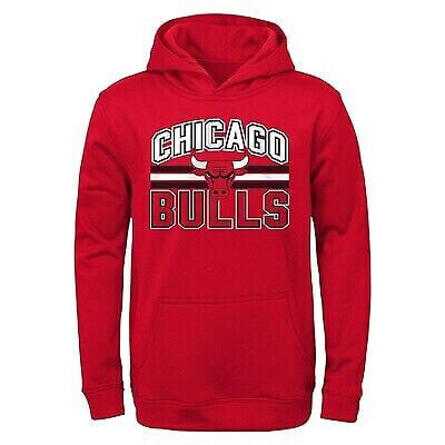 NBA Chicago Bulls Youth Poly Hooded Sweatshirt - XS