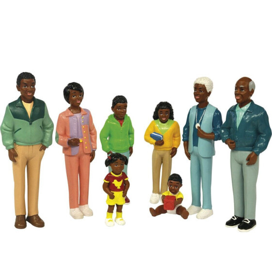 Фигурки Miniland African Family Figures 8 Units Family Collection (Коллекция семьи)