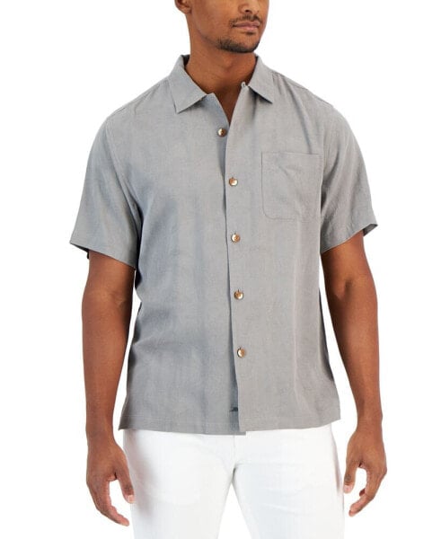 Men's Al Fresco Tropics Silk Short-Sleeve Shirt