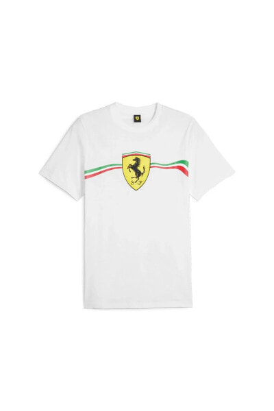 Scuderia Ferrari Race Big Shield Motorsport Heritage Erkek T-shirt