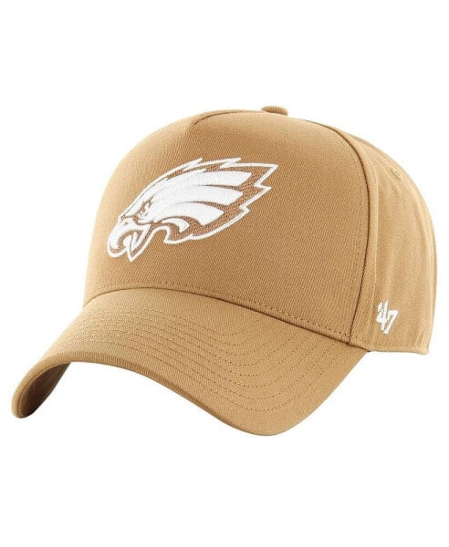 47 Brand Men's Tan Philadelphia Eagles Ballpark MVP Adjustable Hat