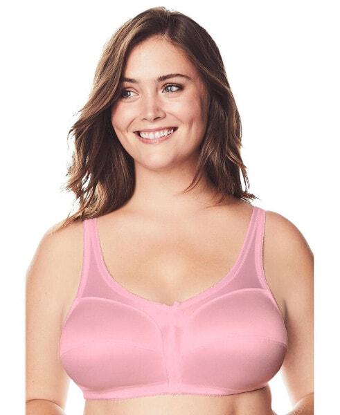 Plus Size Satin Wireless Comfort Bra