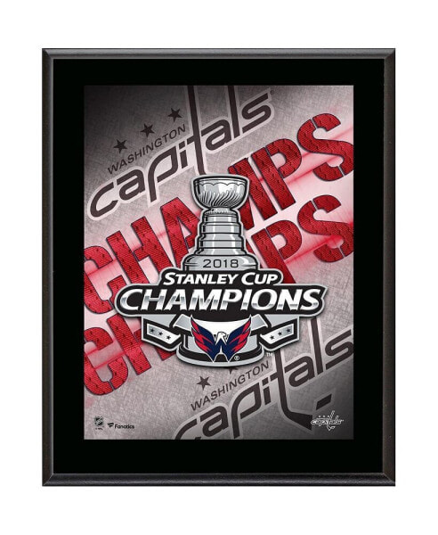 Washington Capitals 2018 Stanley Cup Champions 10.5" x 13" Champions Logo Sublimated Plaque