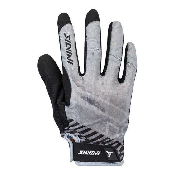 Перчатки мужские SILVINI Gattola Long Gloves в черном/угольном цвете