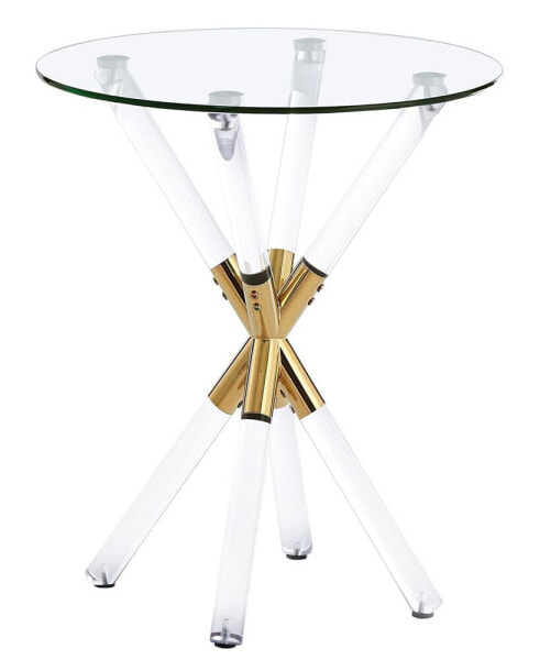 Dalton 24" Glass End Table