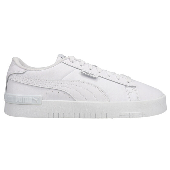Puma Jada Perforated Lace Up Womens White Sneakers Casual Shoes 380751-02
