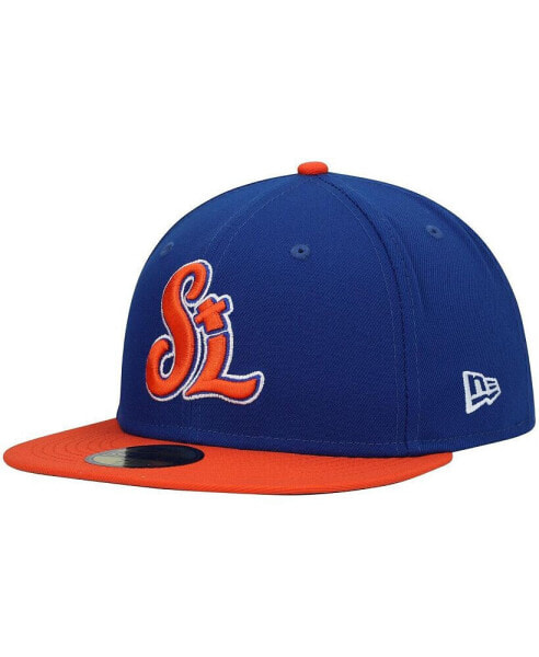 Men's Blue St. Lucie Mets Authentic Collection Team Home 59FIFTY Fitted Hat