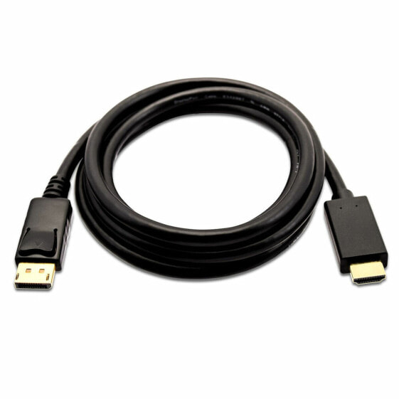 Кабель DisplayPort на HDMI V7 V7DP2HD-03M-BLK-1E Чёрный