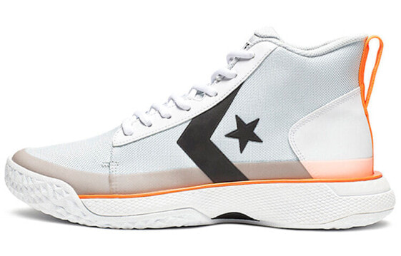 Converse Star Series 减震防滑 高帮 篮球鞋 男女同款 白 / Баскетбольные кроссовки Converse Star Series 165591C