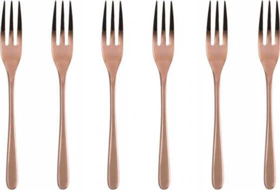 Sambonet Sambonet Taste cake fork set 6 pcs copper