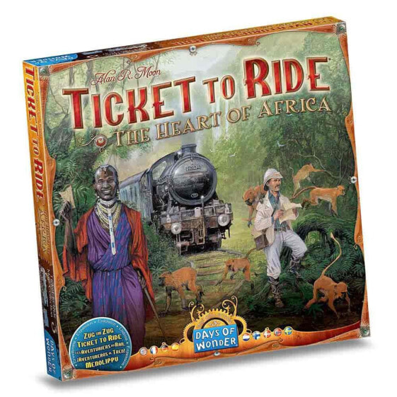 ASMODEE Aventureros Al Tren El Corazon De Africa Board Board Game