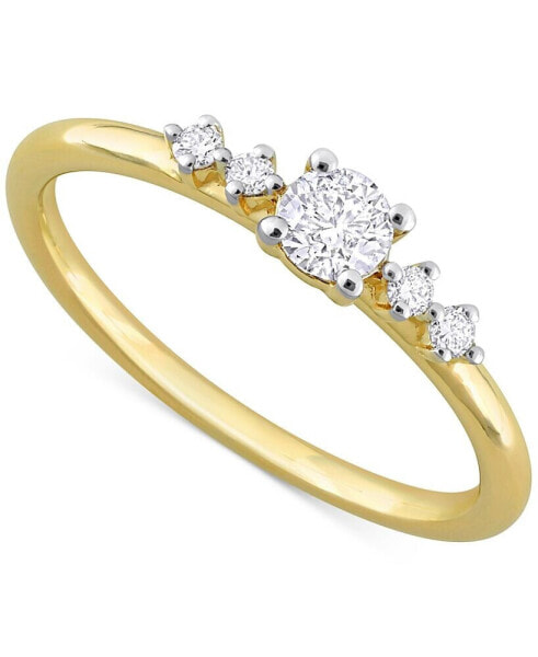 Кольцо Macy's Diamond Engagement  14k Gold.