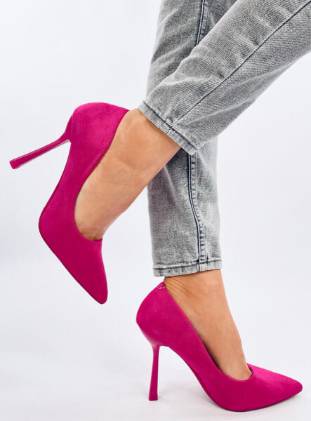 Туфли Camerin Suede Stiletto Fucsia