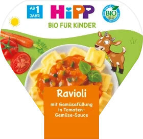 Kinderteller Kinder Ravioli Tomaten-Gemüse Sauce ab 1 Jahr, 250 g