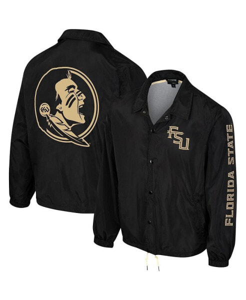 Women's Black Florida State Seminoles 2023 Coaches Full-Snap Jacket