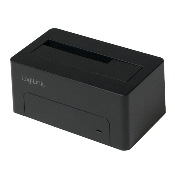 Внешний USB 3.2 Gen 1 (3.1 Gen 1) Жесткий диск LogiLink QP0026 - HDD - SSD - Serial ATA - Serial ATA II - Serial ATA III - 2.5,3.5" - Черный