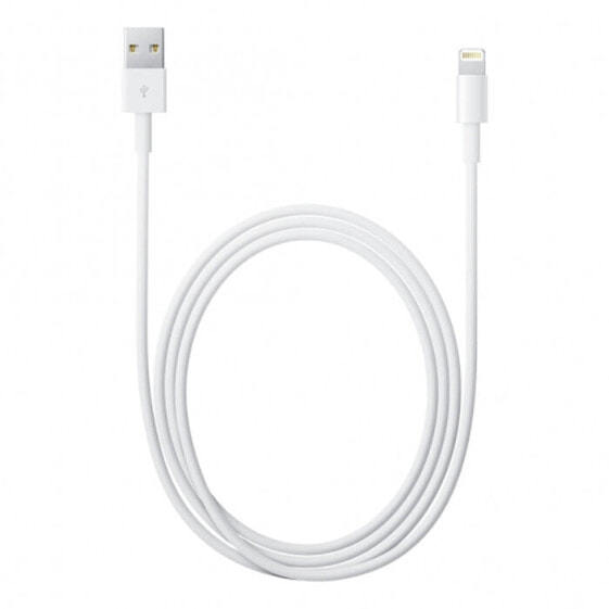 Кабель USB-A - Lightning 1 метр белый Apple оригинальный