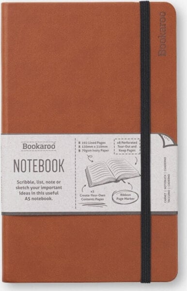 Teka Bookaroo Notatnik Journal A5 - Br±zowy