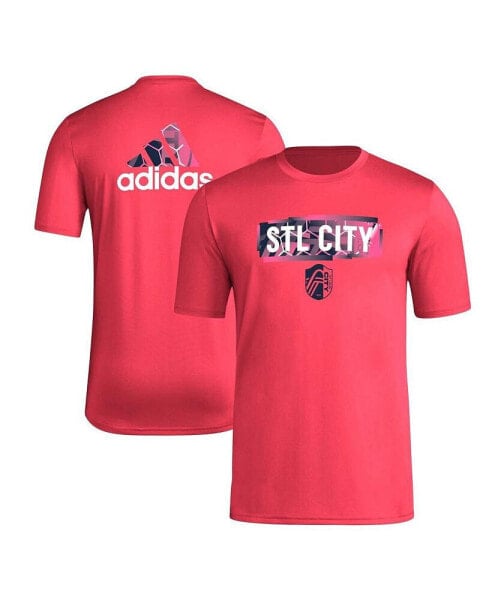 Men's Red St. Louis City SC Local Pop AEROREADY T-shirt